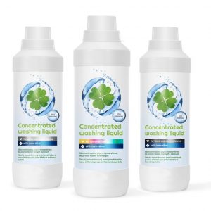 Concentrated washing liquid with nanosilver